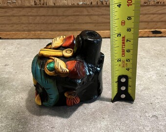 Colorful Jaguar Whistle: Mexican Folk Art Ocarina Small - Etsy Israel