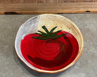 Tomato Bowl by Roscher, Perfect for Salad, Soups, Spaghetti, Pasta. Dishwasher and Microwave Safe