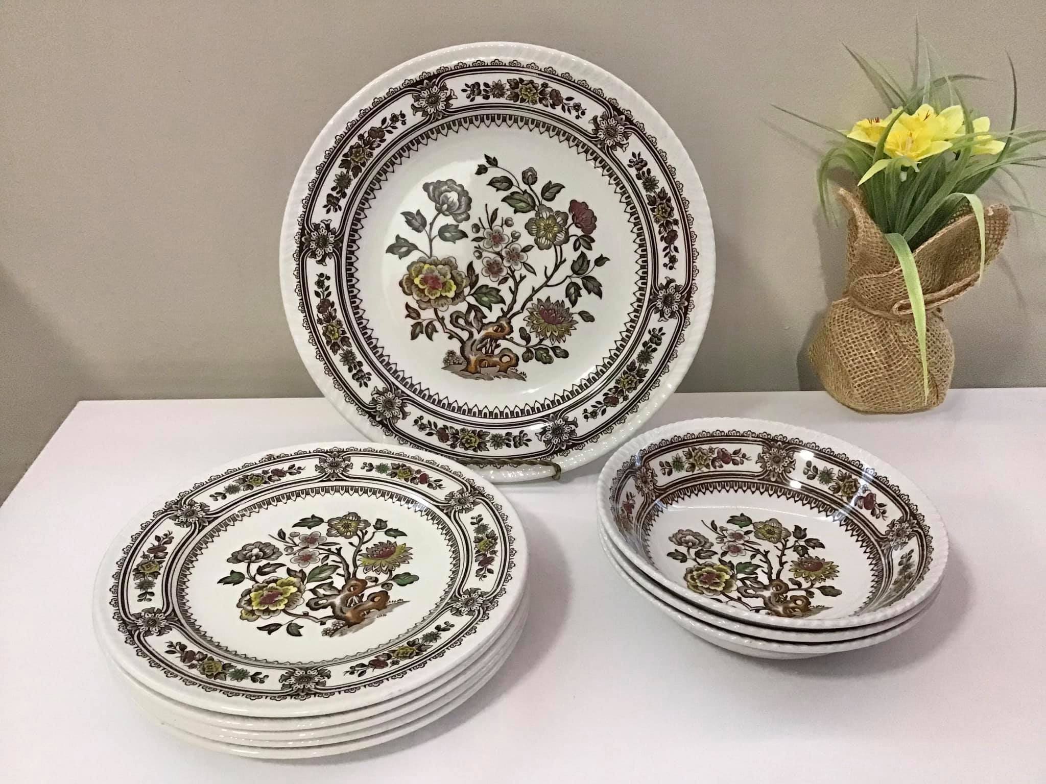 Wood and Sons Dorset Plates English Transferware, Made in England