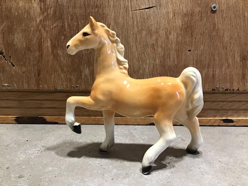 Vintage Ceramic Horse Figurine Collectible Horse Sculpture Etsy