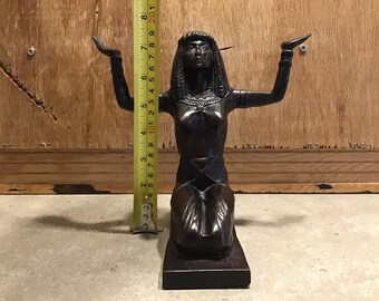 クレオパトラ　塑像　美術品 Amazon.co.jp: Cabilock クレオパトラ エジプト王像 の装飾