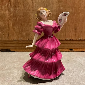 Pink Lady Figurine - Etsy