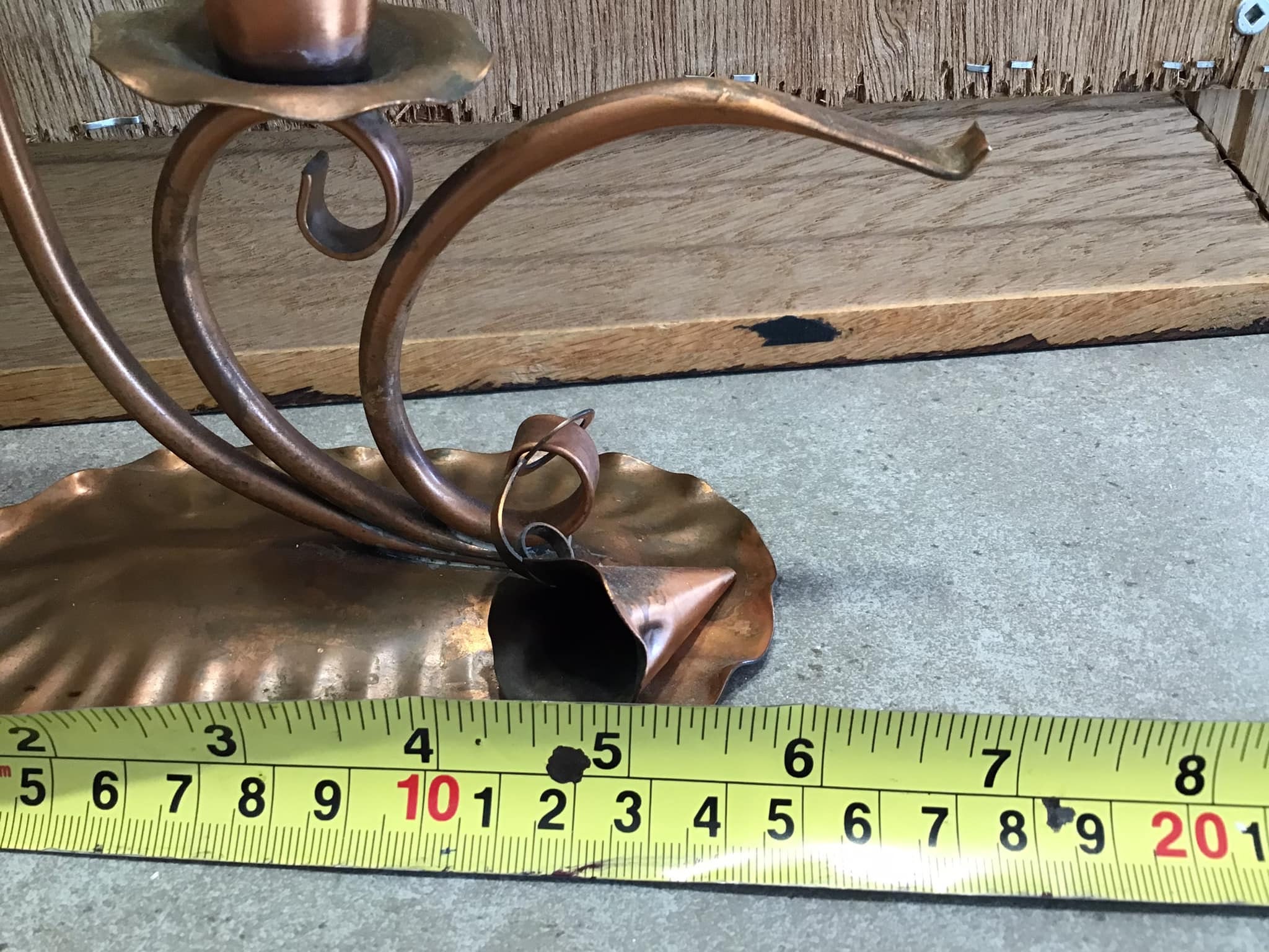 ヴィンテージ銅製ダブルキャンドルスタンドセット - アメリカ製 - Etsy