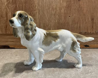 フッチェンロイター社製 ドイツ磁器製犬の置物 – イングリッシュ