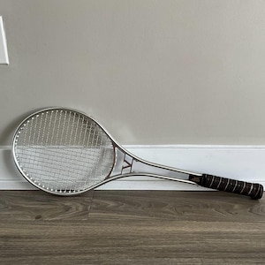 Vintage Slazenger Plus Aluminum Chrome Tennis Racquet Racket