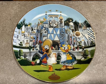 Disneyland 40th Anniversary Plate, Disney - It's A Small World