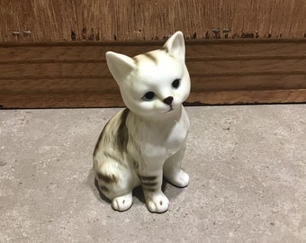 Set of Three Vintage Ceramic Cats - Etsy