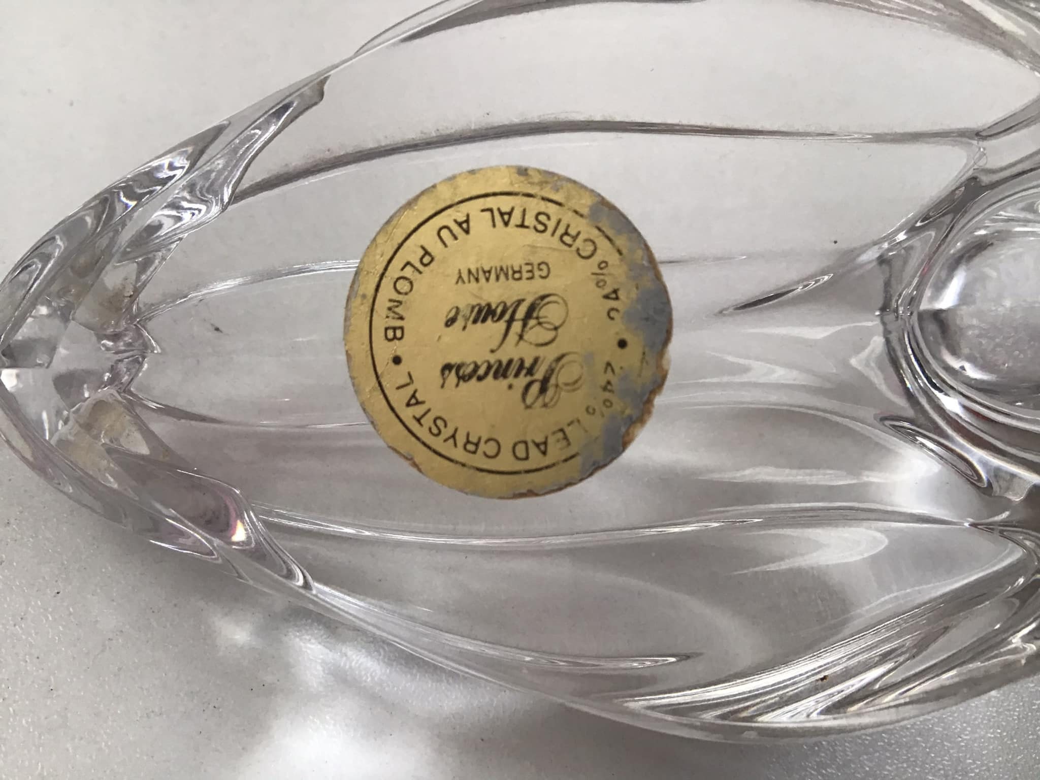 Princess House 24 Lead Crystal Duck Figure Paper Weight Etsy