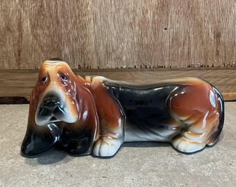 飼い主さん募集！バセットハウンド イタリア製 陶器製 置物 オブジェ