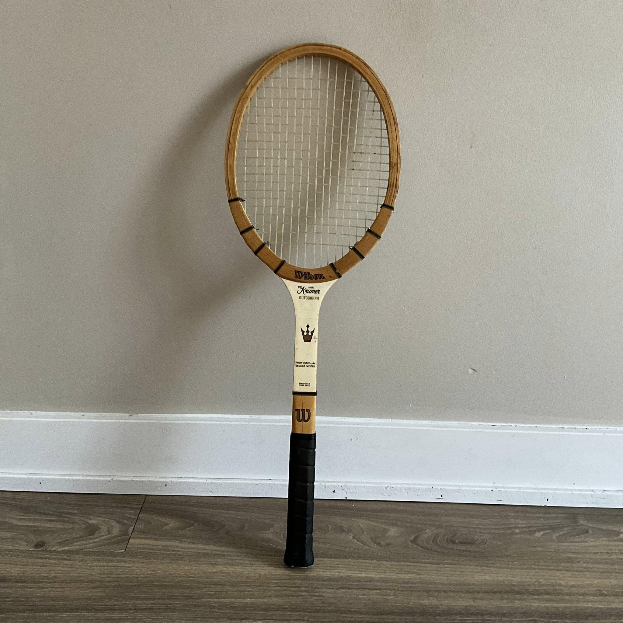 Vintage Wood WILSON Jack Kramer AUTOGRAPH Tennis Racket for