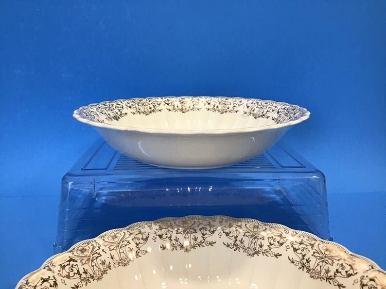 2 Vintage Limoges Plates 22K Gold Trim Serving Plates Made in Etsy