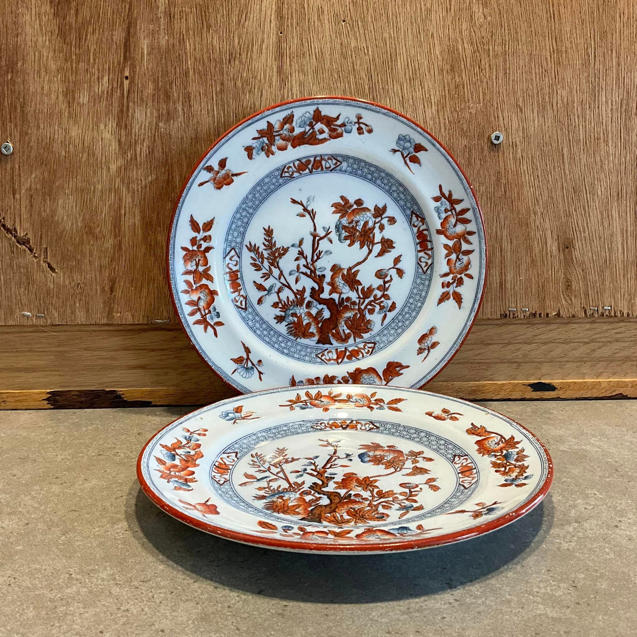 2 Vintage Petrus Regout Maastricht Holland Cedra Plates - Etsy