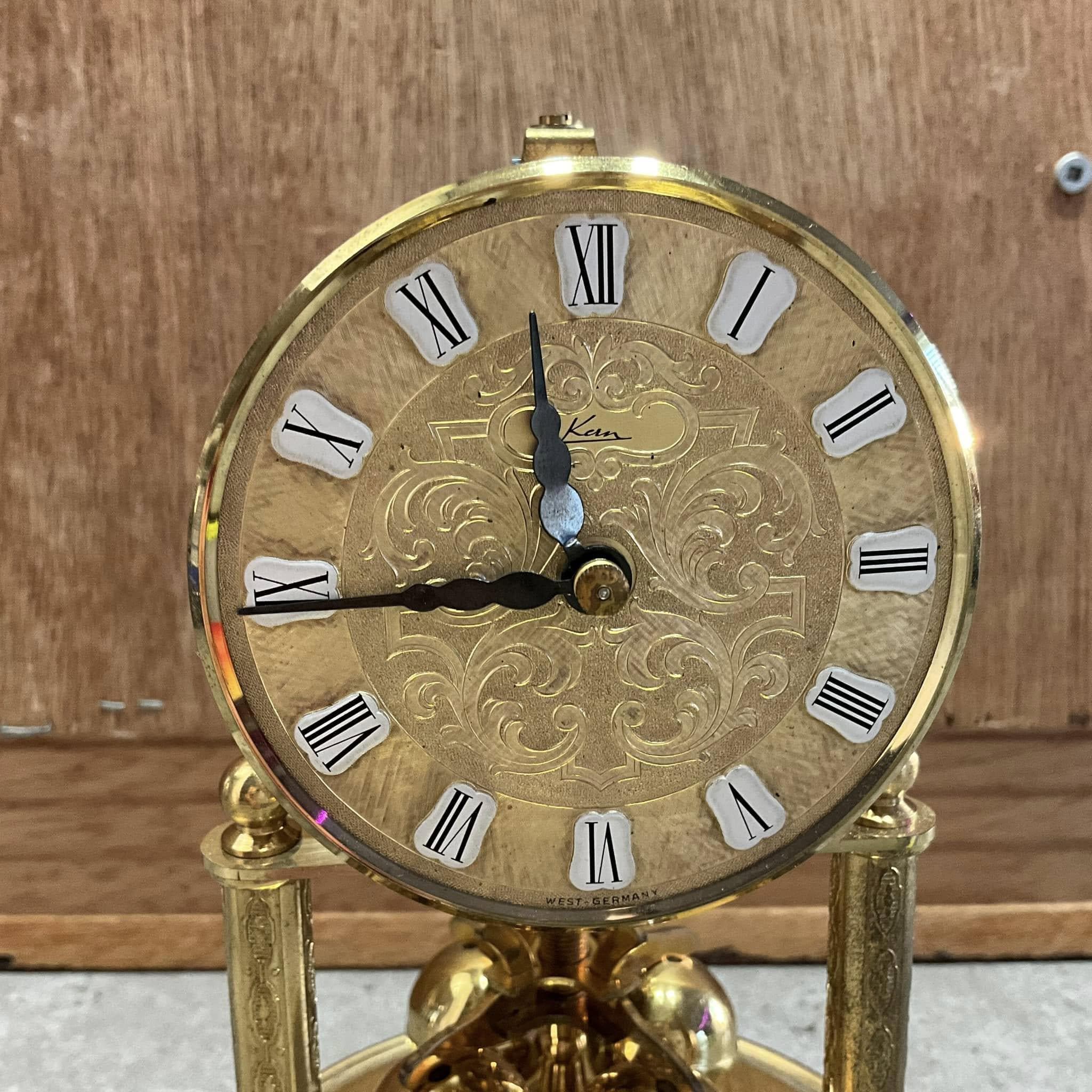Vintage Kern West Germany Dome Mantel Clock - No Key - Etsy