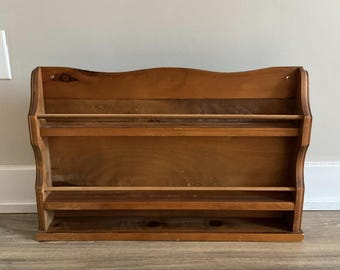 Vintage Wood SPICE Rack