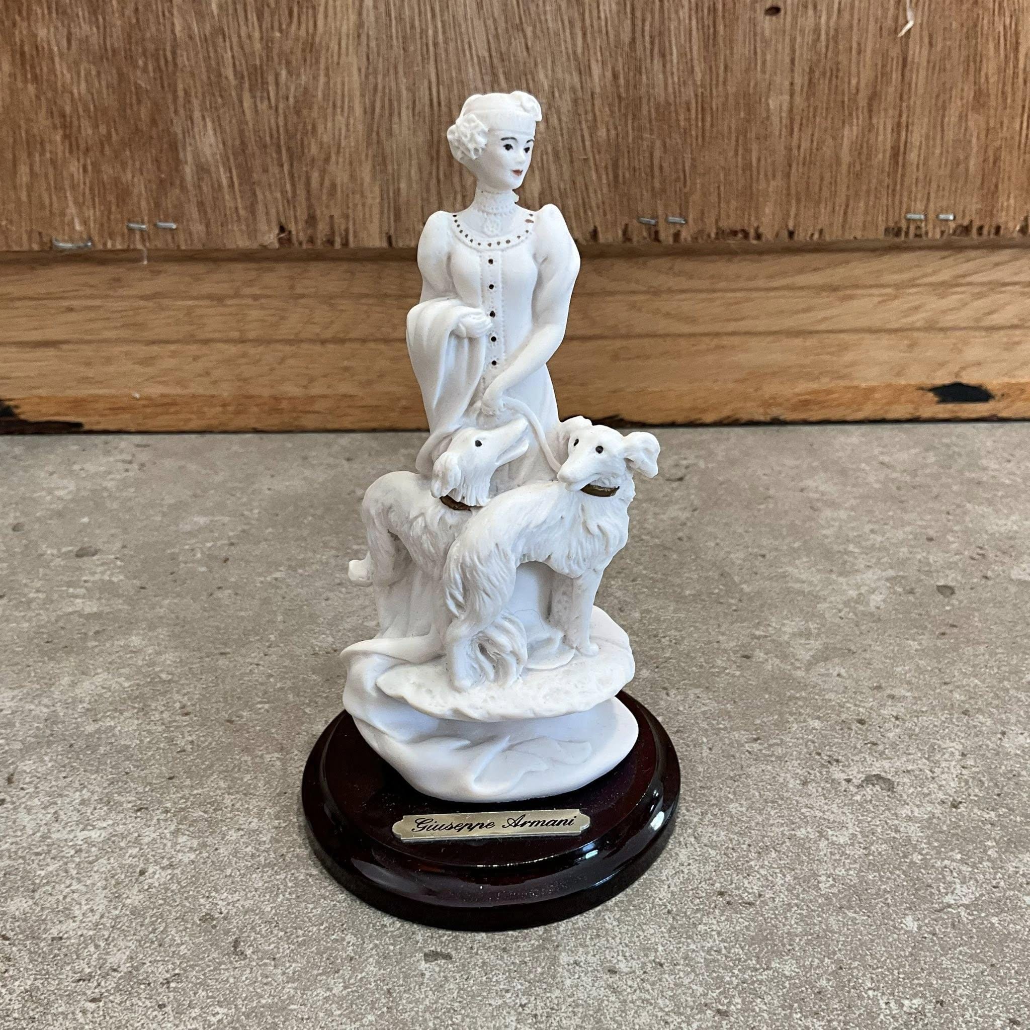 Giuseppe armani figurines lady with dog - Etsy 日本