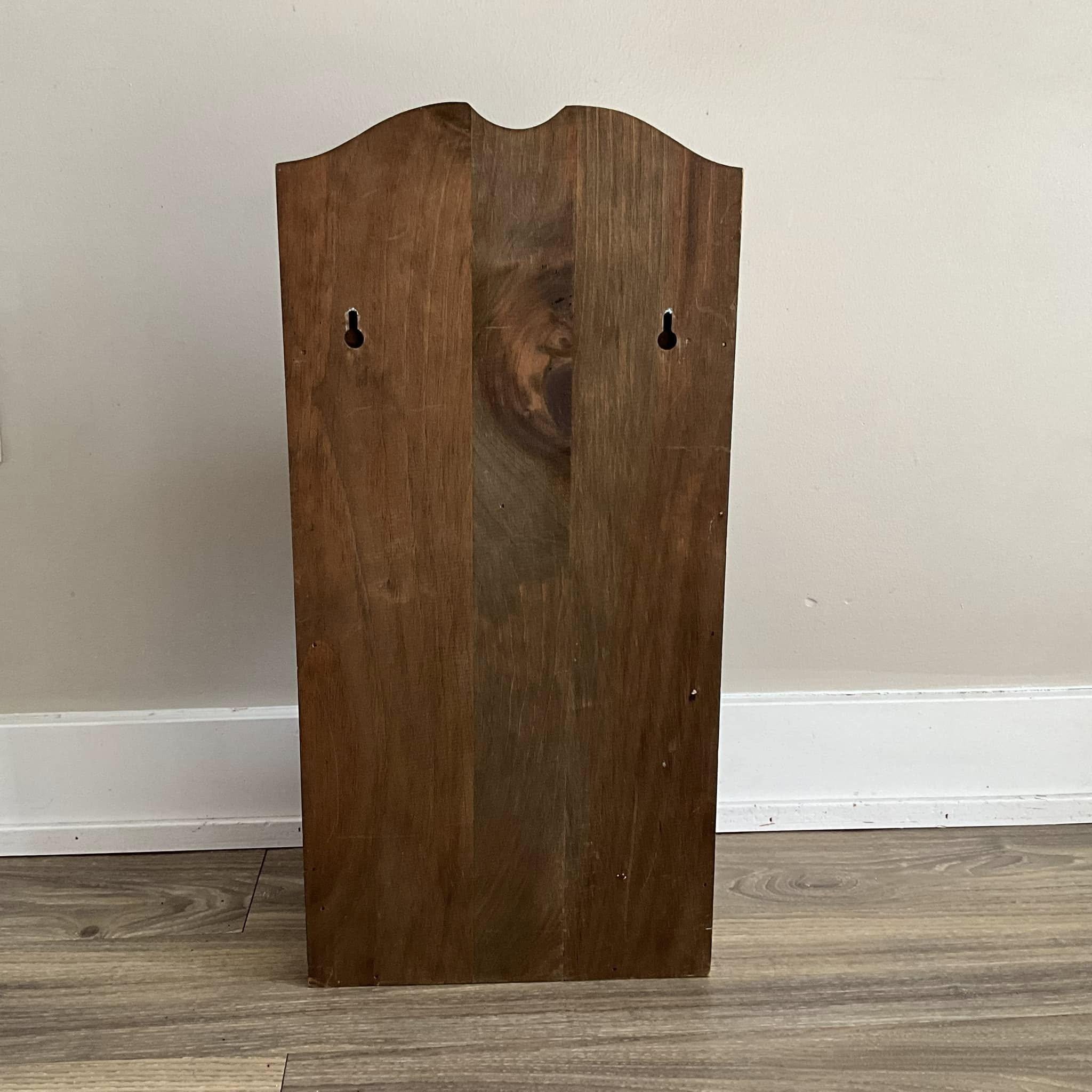 ヴィンテージ 2段木製吊り下げ壁棚 - Etsy 日本