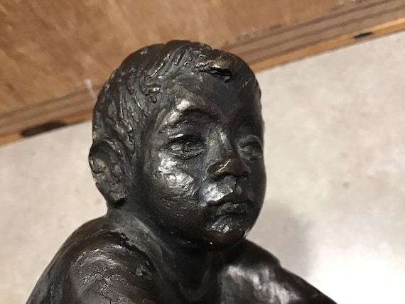 Vintage 1979 Austin Sculptures Little Boy Sculpture Figure