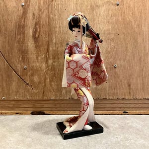 Vintage Japanese Geisha Doll Figure