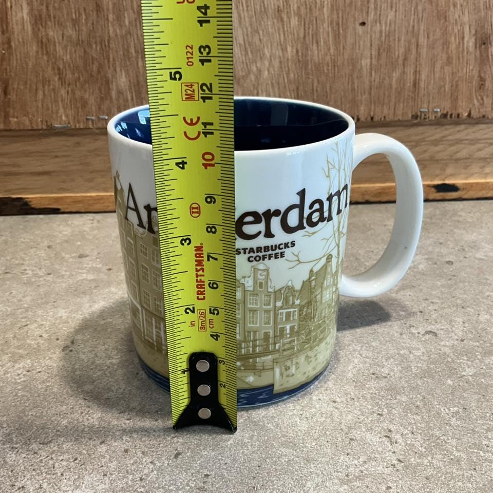 Starbucks Coffee Mug Cup 16 Oz Amsterdam Holland Collector Series - Etsy