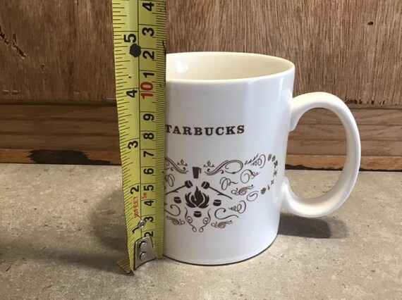 Buy Starbucks Coffee Mug Beige With Brown Lettering, Collectible Mug 18  Ounce Capacity. Online in India - Etsy
