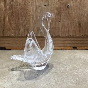 Arte Murano Art Glass Swan Figurine Made in Italy
