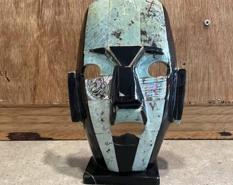 アステカの仮面、テオティワカンの葬祭用の仮面、モザイクの仮面