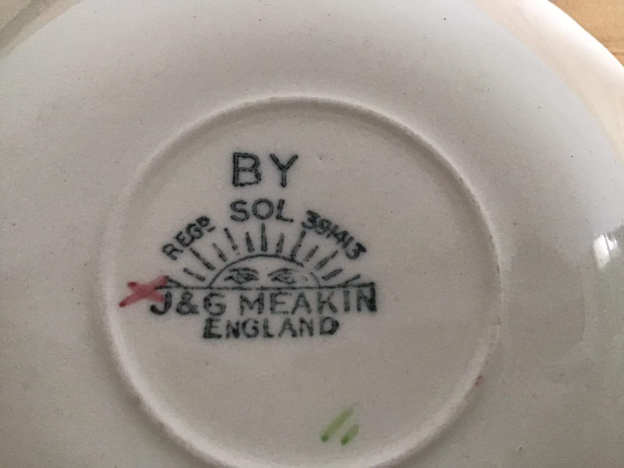 Drink & Barware Home & Living Vintage Sol J & G Meakin Mint Green Tea