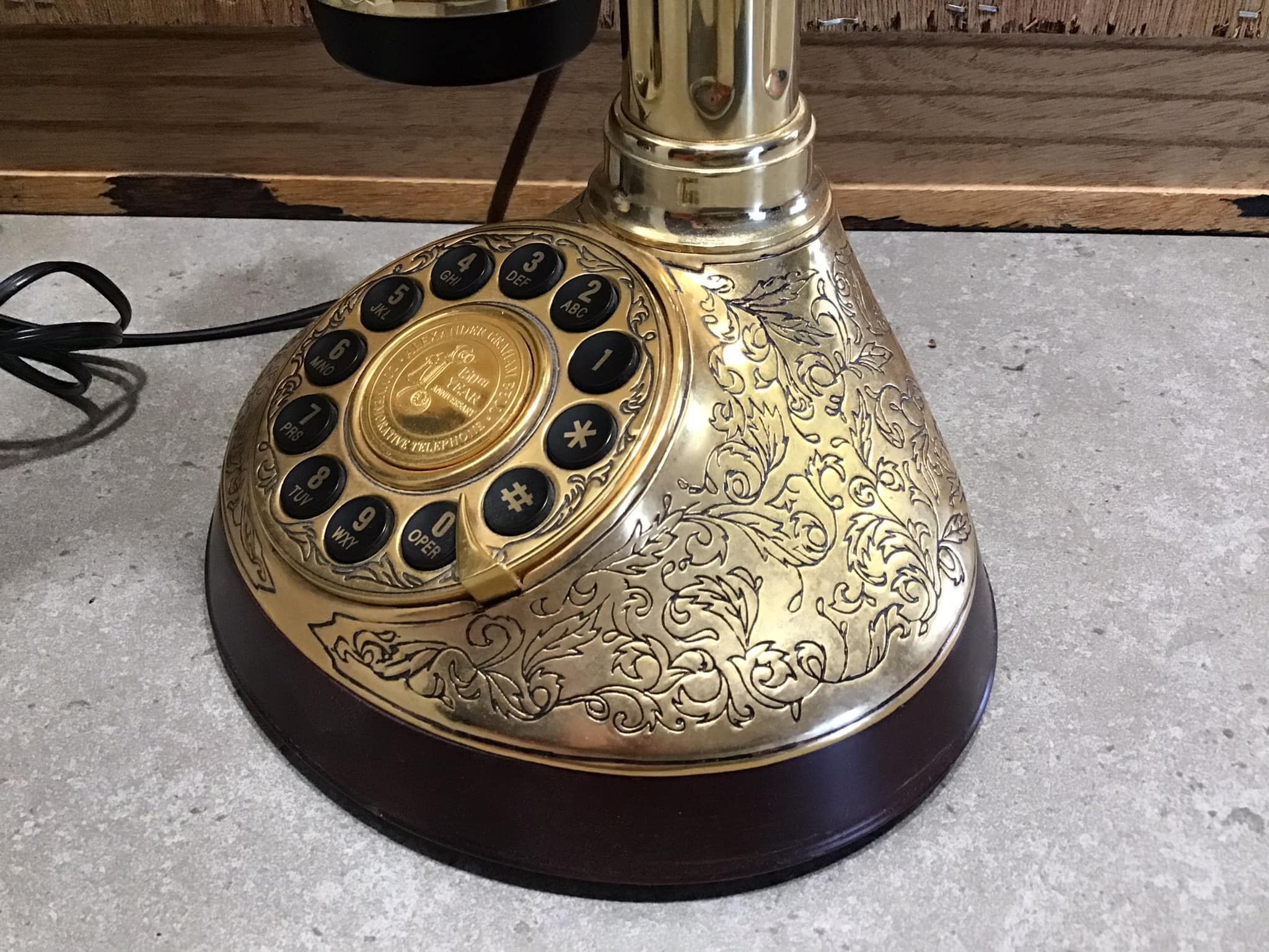 Rotary Phone Alexander Graham Bell Franklin Mint 150th Year