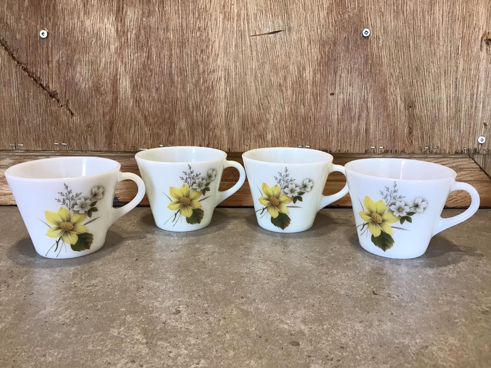 ヴィンテージ パイレックス JAJ マグカップ：オータムグローリー