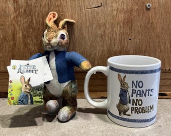 Peter Rabbit Movie Mug With Plush Toy – No Pants No Problem - Etsy