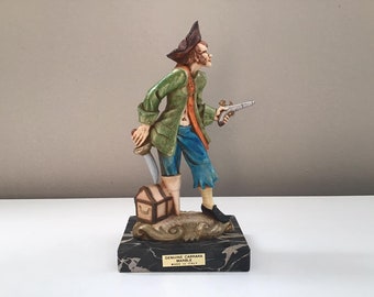 Vintage Pirate Fontanini Figurine, Pirate Decor, Vintage Fontanini, Pirate Figurine, Pirate, Swashbuckler Decor, Made in Italy, Gift Idea