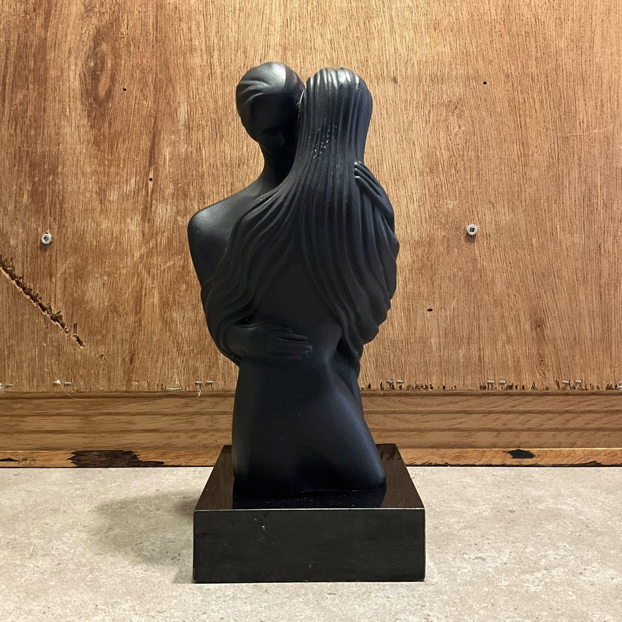 Vintage Austin Sculpture: Abstract Lovers Figurine - Romantic