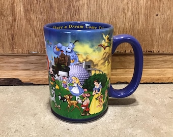 Tazza vintage Walt Disney, tazza 100 anni di tazza magica, bevande da collezione