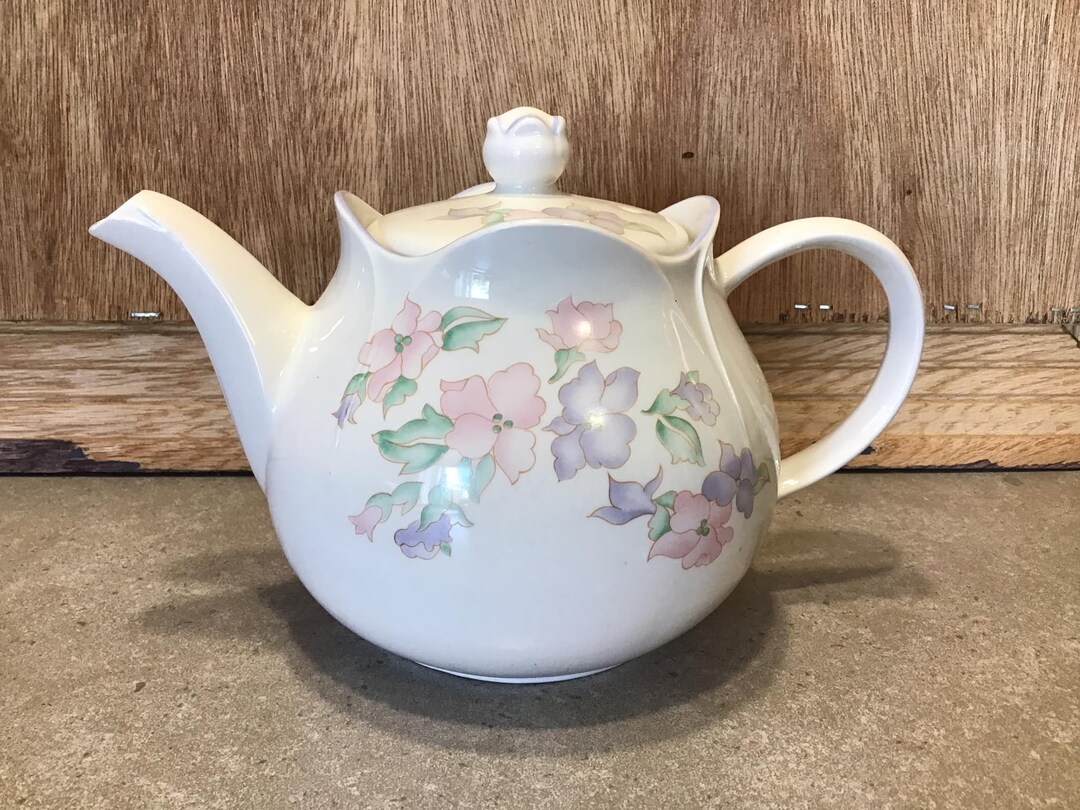 Vintage Sadler Romance Pattern Teapot With Flowers Design. Etsy
