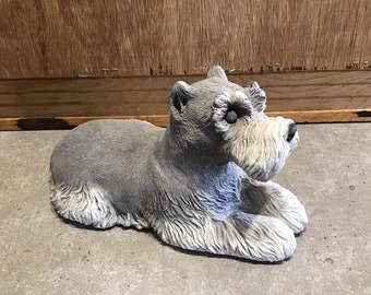ヴィンテージ サンディキャスト サンドラ ブルー シュナウザー グレー