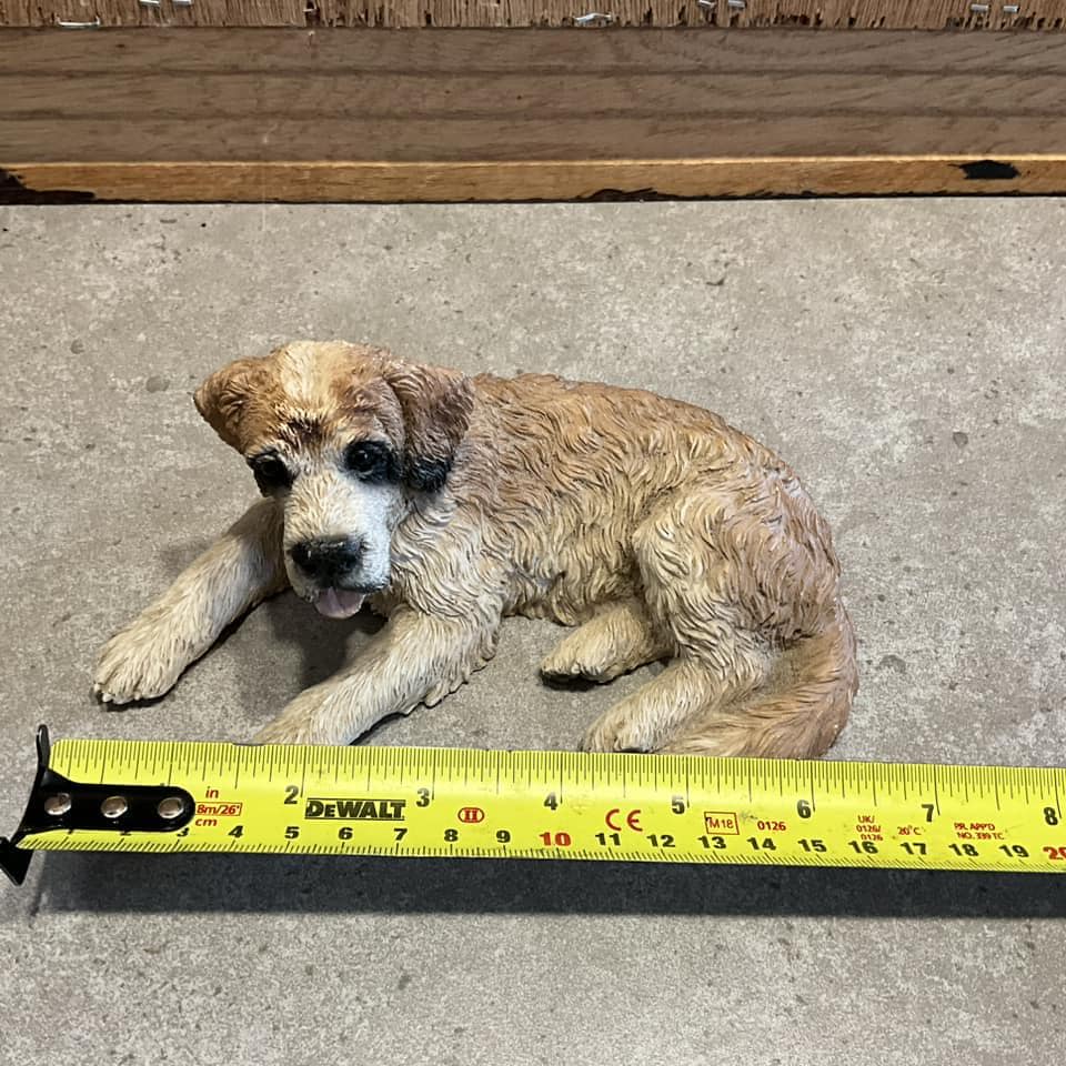 ヴィンテージ カスターニャ セントバーナード犬置物 樹脂製 イタリア製