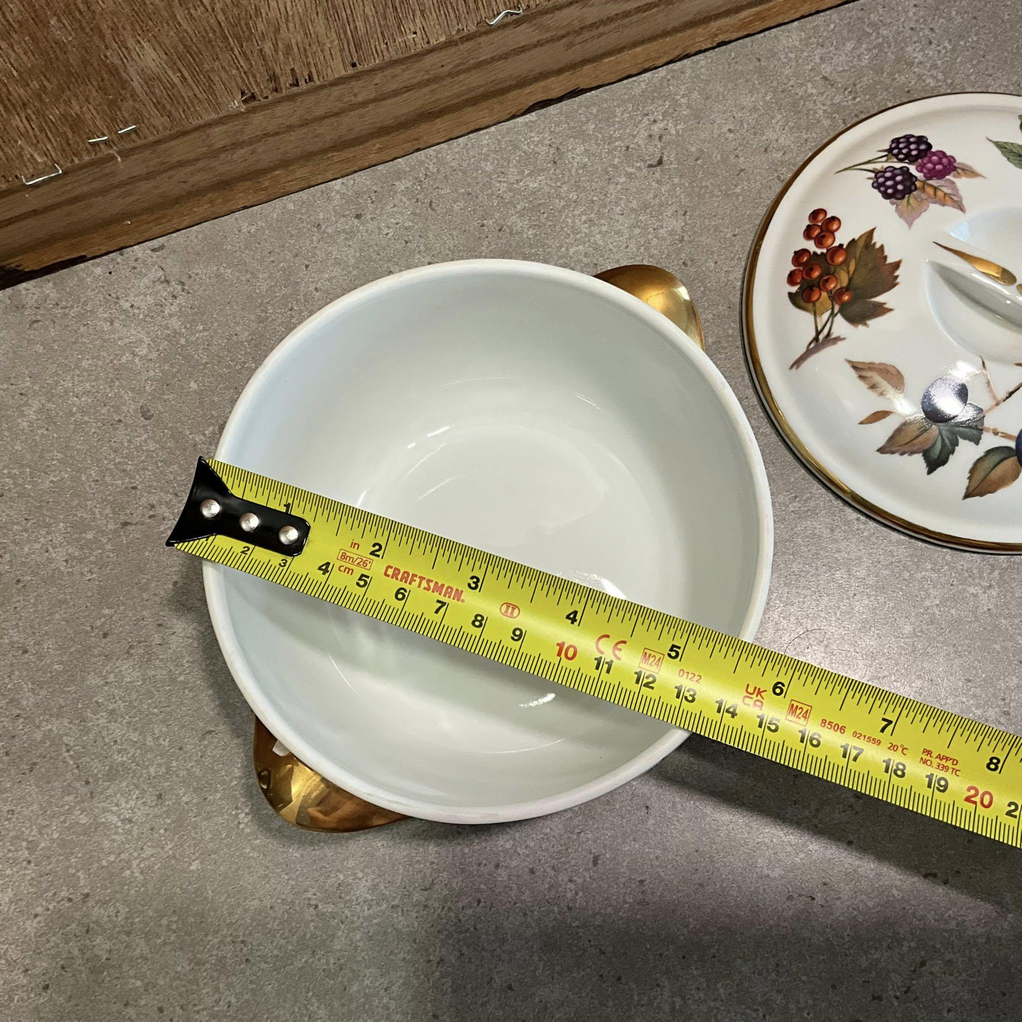 ヴィンテージ ロイヤルウースター 耐火蓋付きキャセロール フルーツ柄