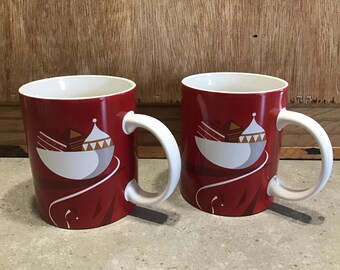 butterfly coffee cup Cavallini & Co. Butterflies Ceramic Mug