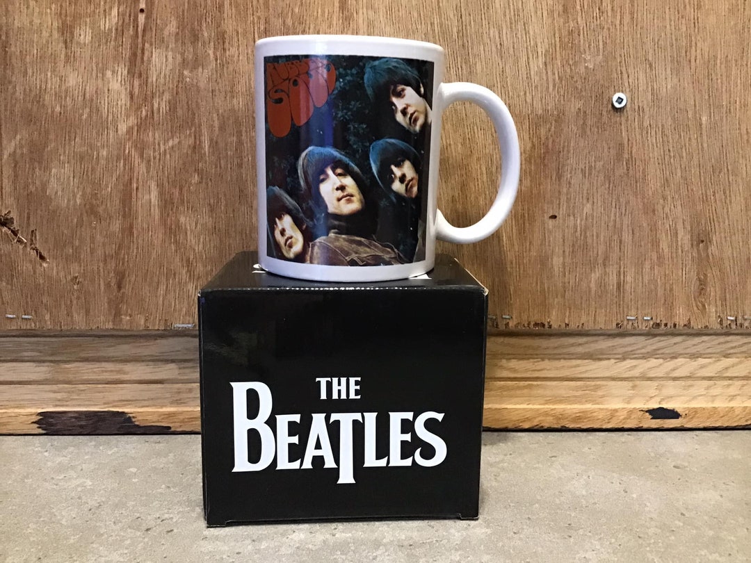 The Beatles Coffee Mug With Box Etsy