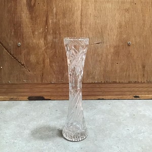 Vintage Kristallvase, Geschenk für sie, Wohnkultur, Hochzeitsgeschenk, Kristallvase