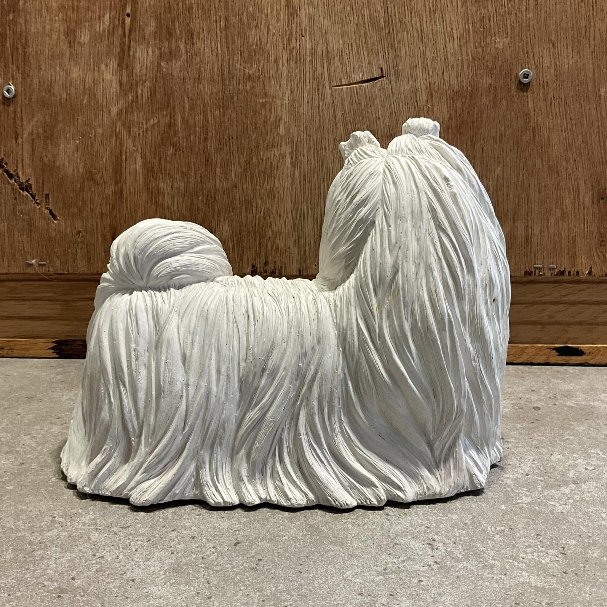 SANDICAST  MALTESE 157 サンディキャスト社製 Vintage Maltese Dog Figurine Sandra Brue for Sandicast 1987