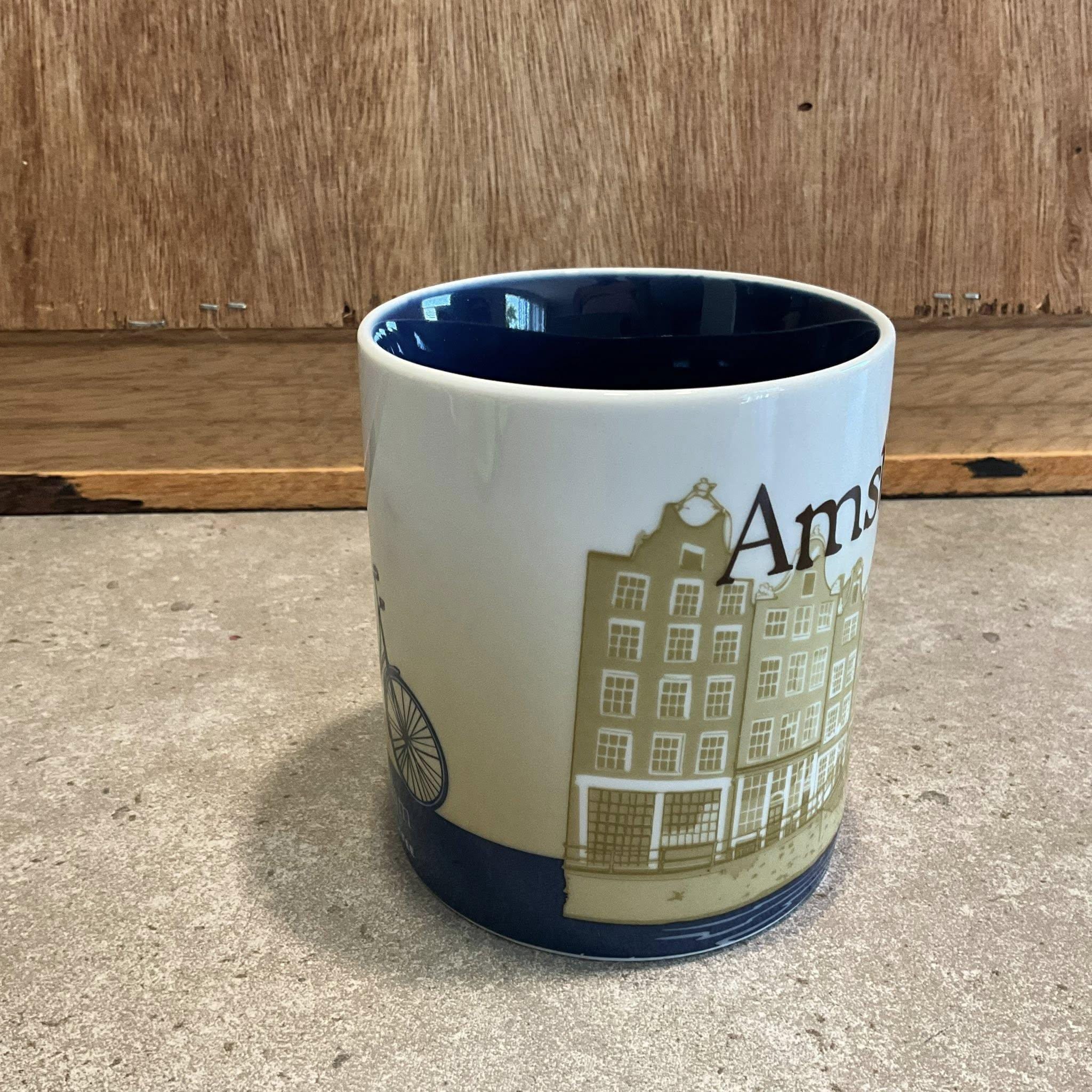 Starbucks Coffee Mug Cup 16 Oz Amsterdam Holland Collector Series - Etsy