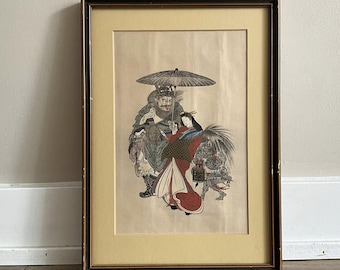 日本の木版画、大型、横山大観、「蓬莱山」。 - Etsy 日本