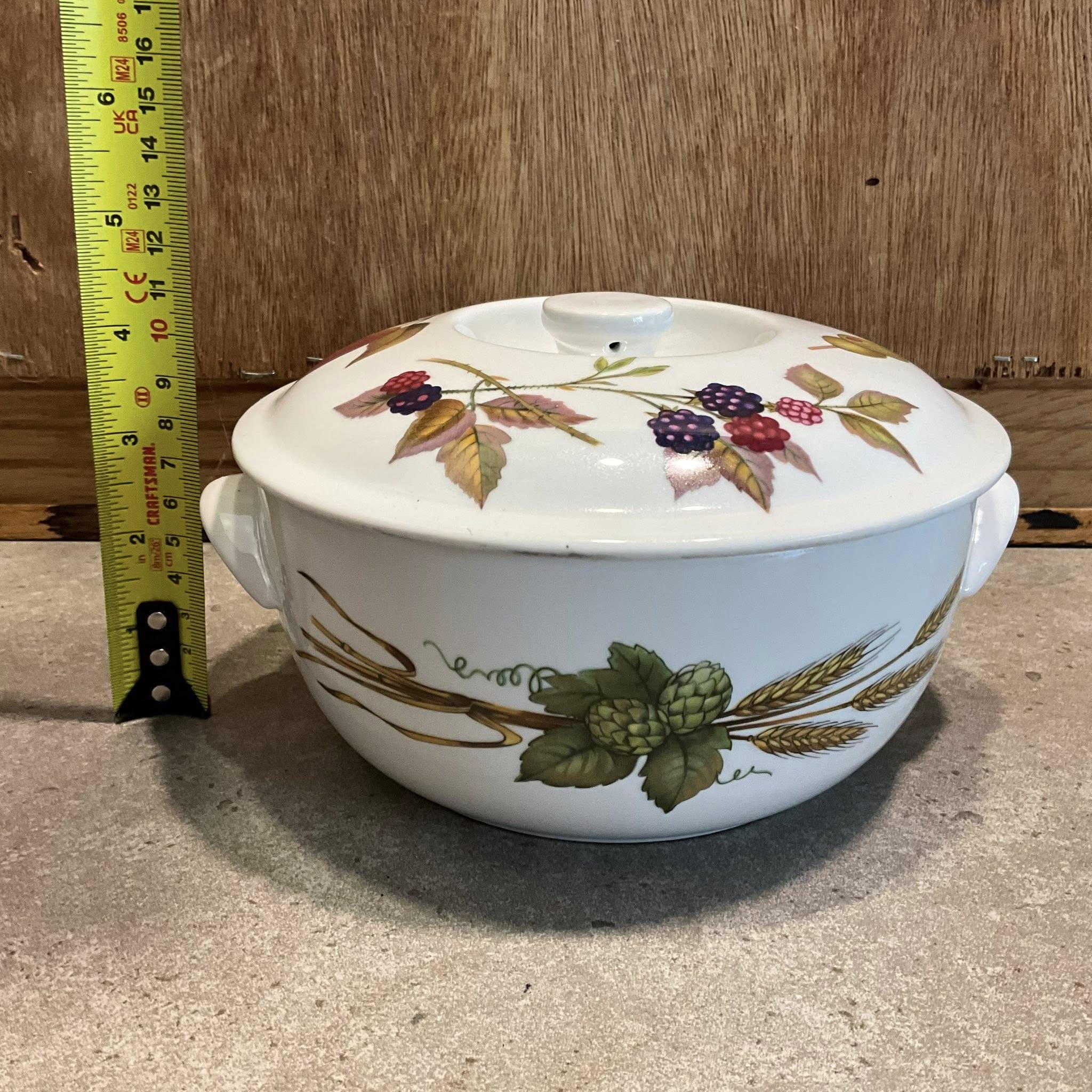 ヴィンテージ ロイヤルウースター イヴシャム キャセロール皿