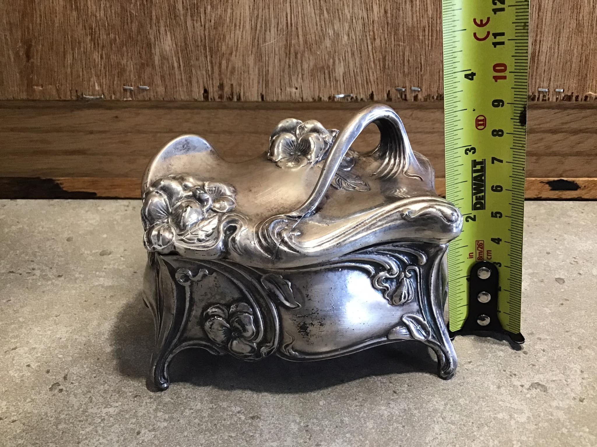 Amazon.com: H&S Antique Metal Jewelry Box for Storage