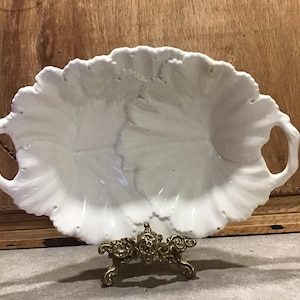 Vintage COPELAND SPODE ENGLAND Floral Pattern Serving Dish - 12.8&quot; Handle to Handle