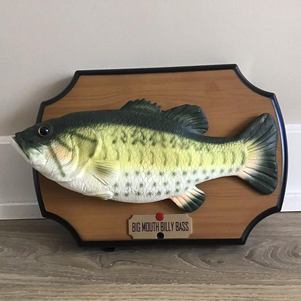 Big Mouth Billy Bass Singing Animated Mounted Fish