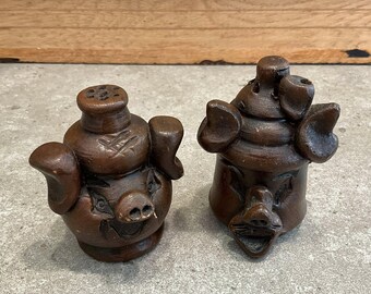 ANCIEN MOUTARDIER À tete de cochon allemand 1914 WW1 prussien EUR 190