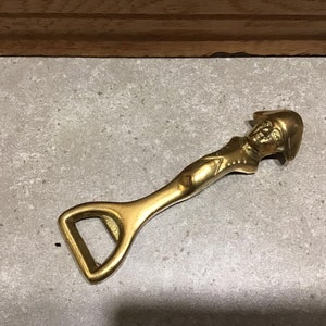 Vintage Brass Napoleon Bottle Opener