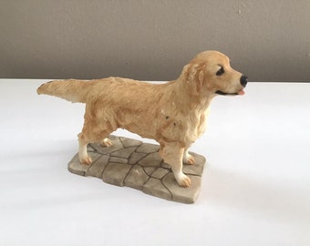 Kaiyodo Furuta Choco Q Pet Animal 1 Golden Retriever Gold Color Dog SP Figure 